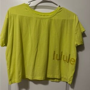 Lululemon cropped tee